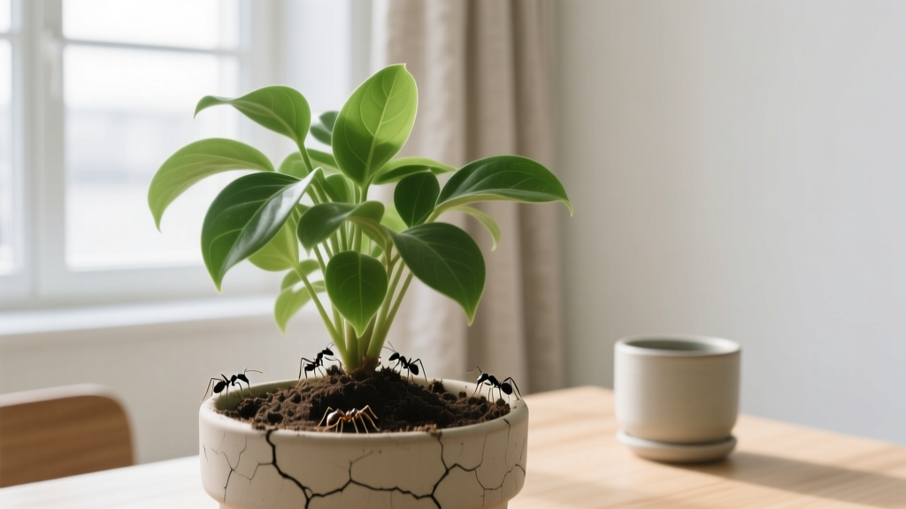 Stop Ants & Insects in Indoor Pot Plants Without Toxic Sprays: 7 Gentle, Vet-Approved, Soil-Safe Methods That Work in 48 Hours (No Repotting Required)