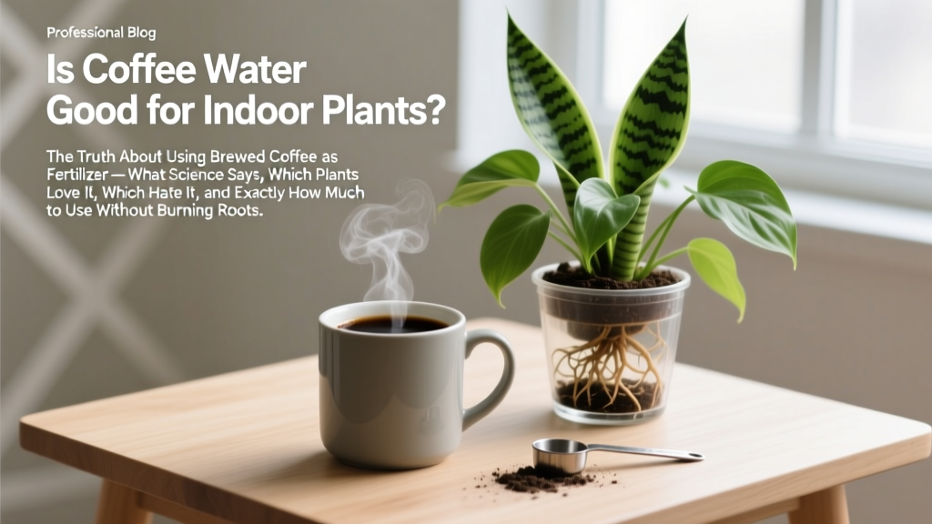 Is Coffee Water Good for Indoor Plants? The Truth About Using Brewed Coffee as Fertilizer — What Science Says, Which Plants Love It, Which Hate It, and Exactly How Much to Use Without Burning Roots