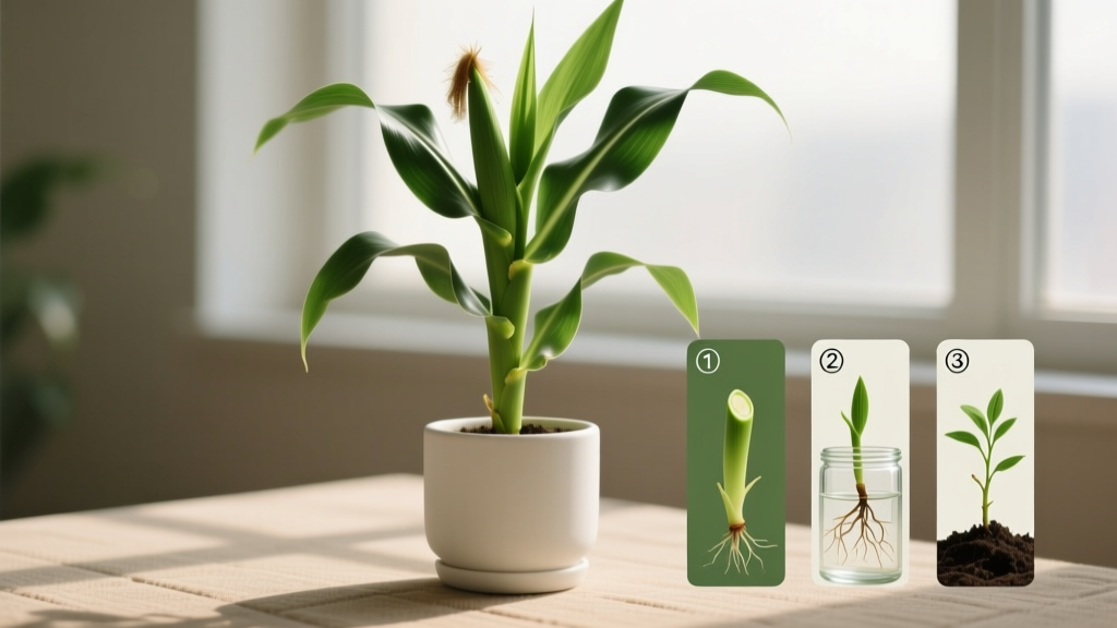 Large How to Propagate Corn Plant: The 3-Step Method That Actually Works (No Root Rot, No Failed Cuttings—Just Lush, Full-Grown Plants in 8 Weeks)