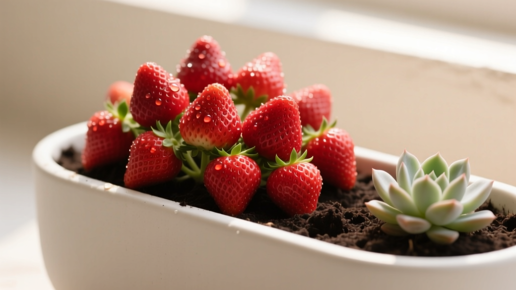Stop Wasting Time on ‘Succulent Strawberry’ Myths — Here’s Exactly How to Grow Real, Sweet Strawberries Indoors (Even in Apartments with No Sunlight or Garden Space)