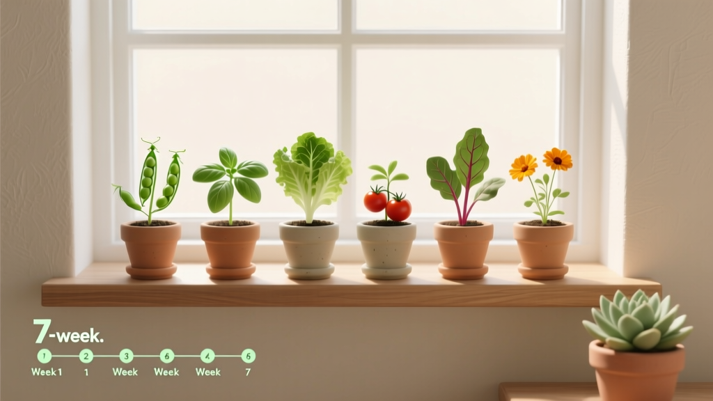 When Do You Plant Seeds Indoors Under $20? The Exact 7-Week Countdown Calendar That Saves $147/Season (No Grow Lights Needed)