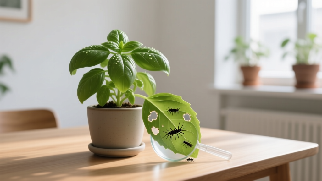 Succulent What Is Eating My Basil Plant Indoors? 7 Hidden Culprits You’re Overlooking (Plus Instant ID & Organic Fixes That Actually Work)