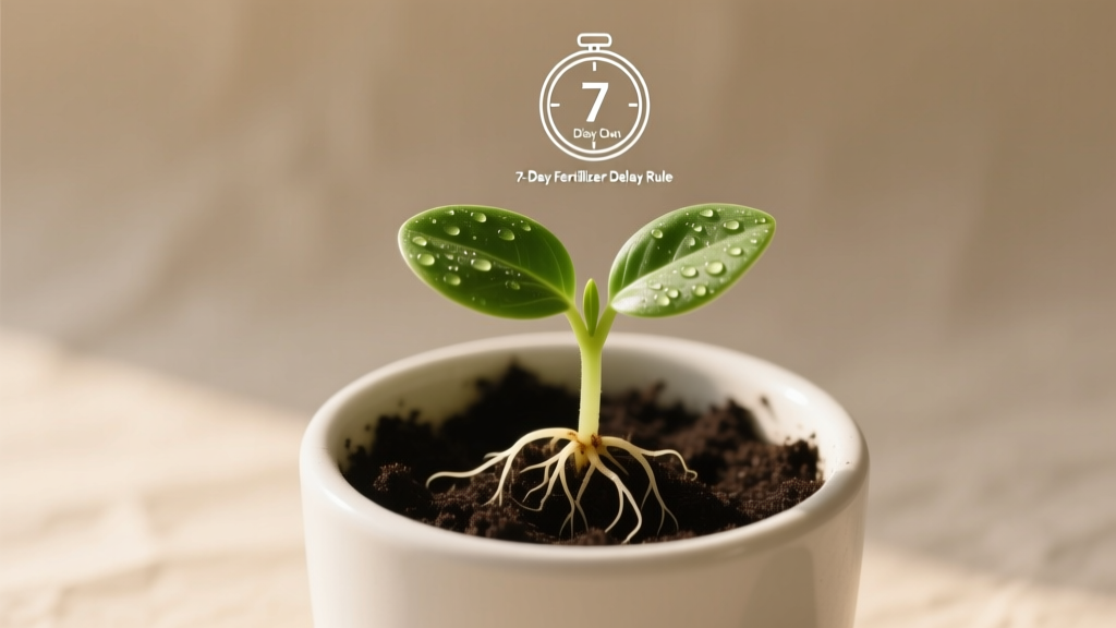 Non-Flowering How Often to Feed Indoor Plants After Planting Seed: The 7-Day Fertilizer Delay Rule (Backed by University Extension Research) That Prevents Seedling Burn & Boosts Root Strength by 3x