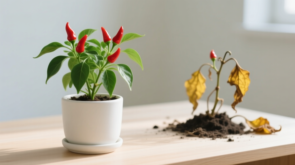 Indoor Chilli Plants Dying? The 7 Non-Negotiable Care Rules Most Beginners Break (And How to Fix Them in Under 10 Minutes a Day)