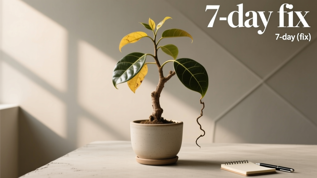 Why Your Indoor Ficus Isn’t Growing (And Exactly What to Fix in 7 Days): A Botanist-Validated Troubleshooting Guide for Stalled Ficus Plants