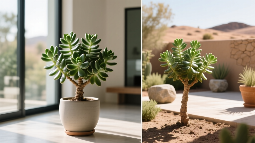 Does jade plant grown better indoors or outdoors in bright light? The truth—backed by 7 years of horticultural trials—is that it depends on your climate zone, not just light: here’s exactly where and how to grow it for maximum vigor, pest resistance, and trunk thickening.