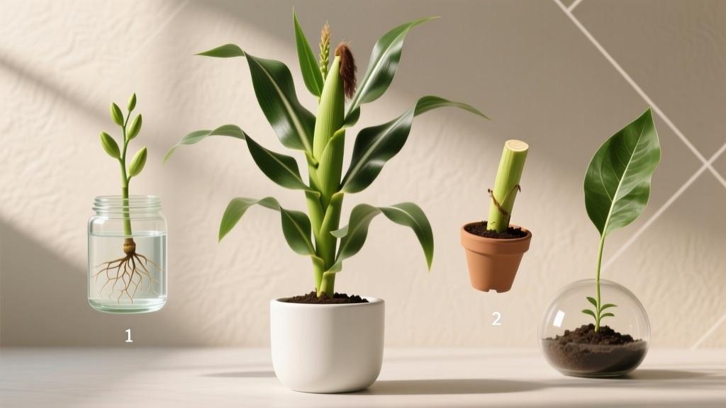 How Do You Propagate a Corn Plant for Beginners? 5 Foolproof Methods (No Green Thumb Required — Just Scissors, Water & Patience)