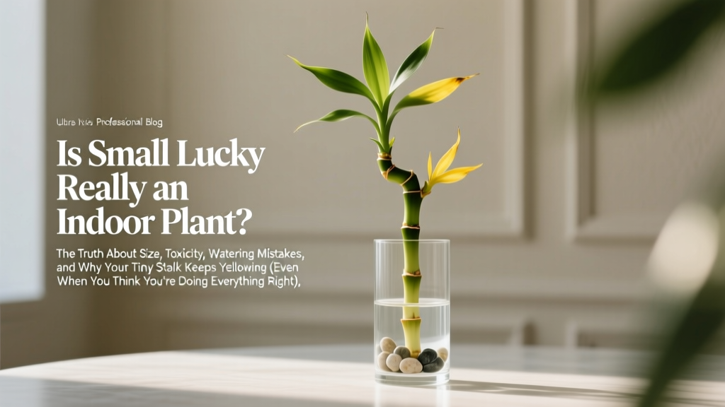 Is Small Lucky Bamboo Really an Indoor Plant? The Truth About Size, Toxicity, Watering Mistakes, and Why Your Tiny Stalk Keeps Yellowing (Even When You Think You’re Doing Everything Right)