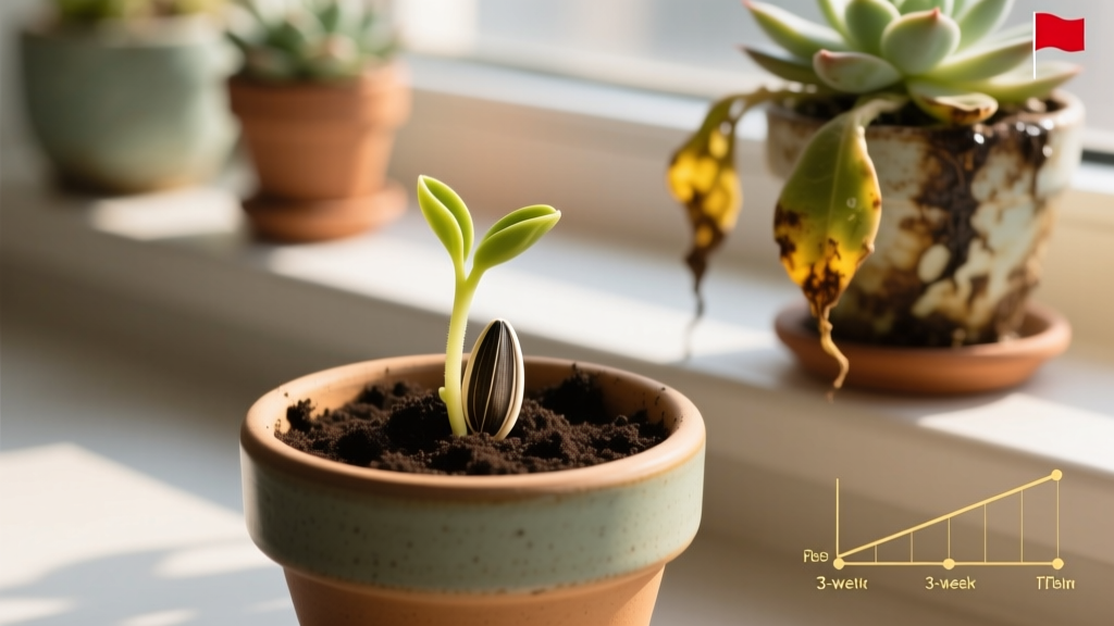 Sunflower Seeds Indoors: When to Plant (and Why 'Succulent' Is a Red Flag—Plus the Exact 3-Week Window That Doubles Your Bloom Success Rate)