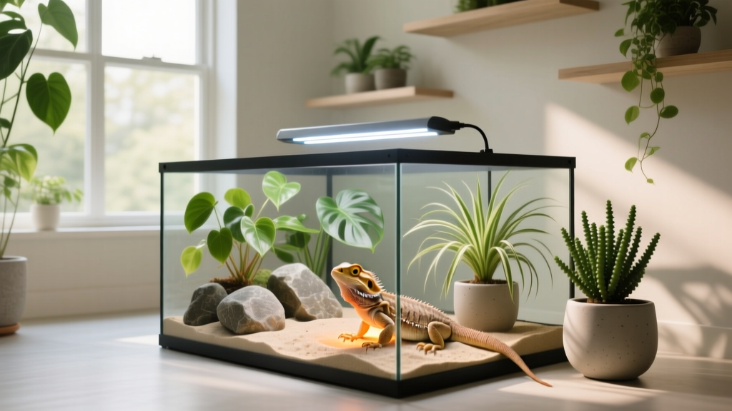 How to Grow Plants Indoors for Bearded Dragons in Bright Light: The 7-Step Safe & Sustainable Habitat Guide (No Toxicity Risks, No Wasted Light, No Guesswork)