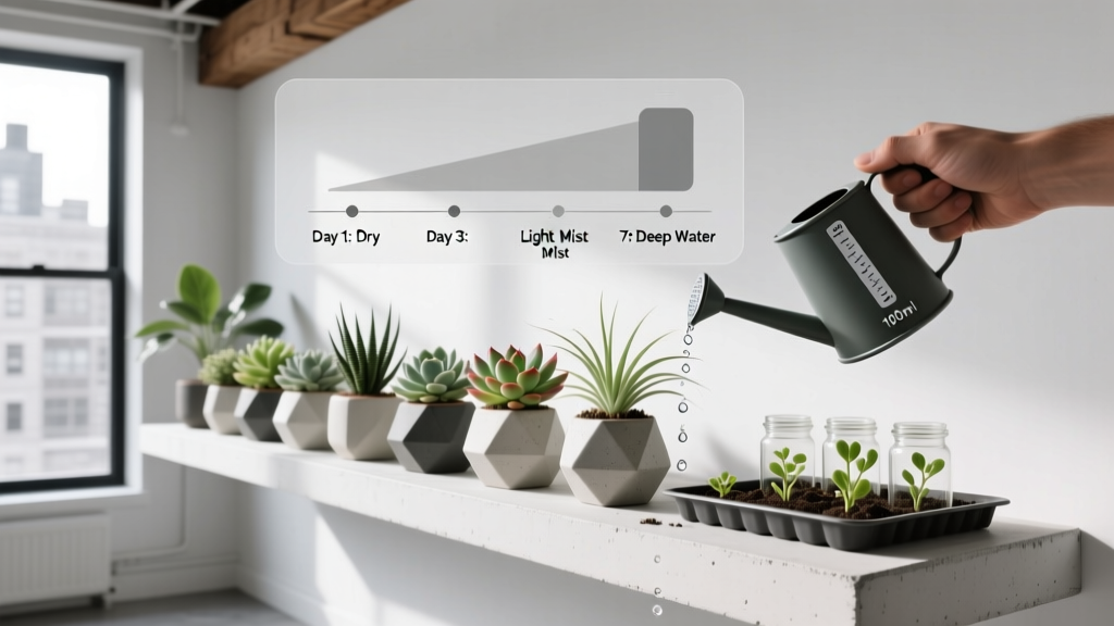 Stop Drowning Your 'Plants of Steel' — The Exact Watering Schedule That Saves Propagations (And Why Most Gardeners Get It Backwards)