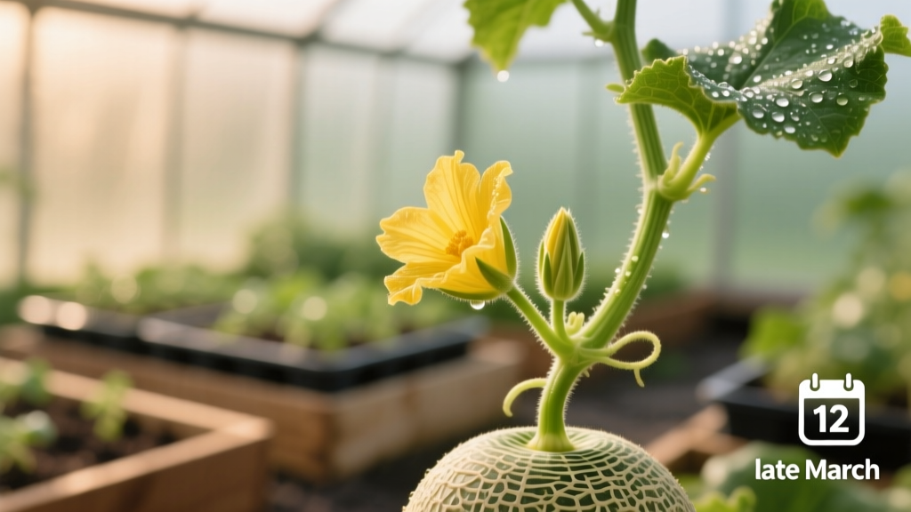 Why Your Muskmelons Won’t Flower (and Exactly When to Plant Seeds Indoors to Fix It—Backed by Extension Research & 3 Real-Garden Case Studies)