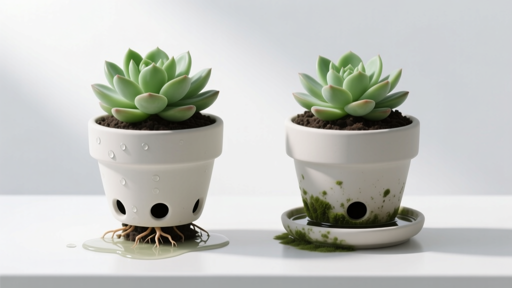 Drain Holes vs. No Drain Holes: The Truth About Indoor Plant Pots, Watering Schedules, and Why 'Saucer Soaking' Is Secretly Killing Your Plants (A Botanist-Backed Guide)