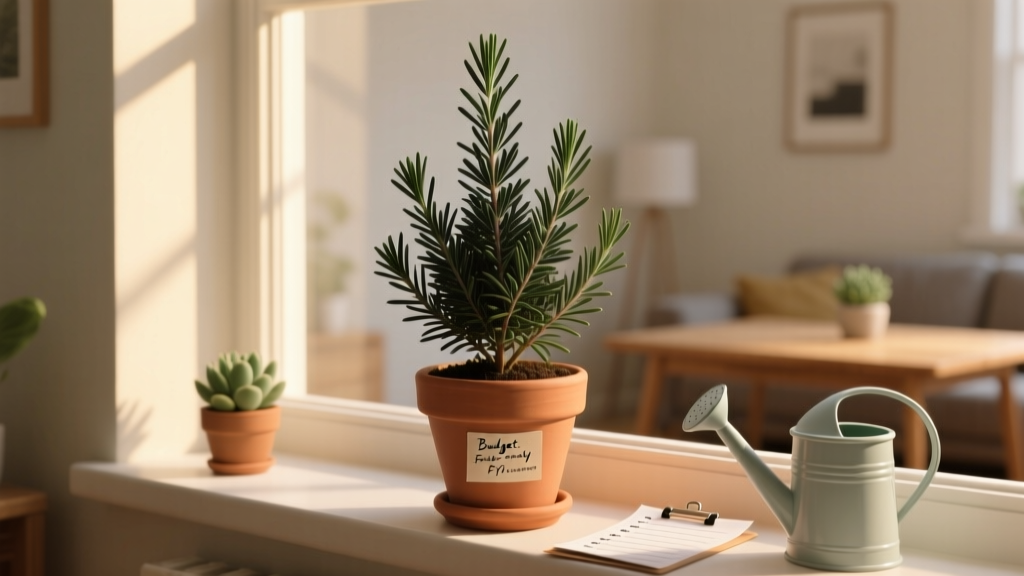 How to Keep Rosemary Plant Alive Indoors Under $20: The 7-Step Budget Fix That Stops Yellow Leaves, Leggy Growth & Sudden Death (No Fancy Gear Needed)