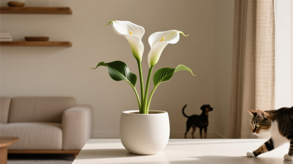 Pet Friendly Where Should I Put an Indoor Calla Lily Plant? The Truth About Safe Placement (Spoiler: Your Living Room Might Be Risky — Here’s Exactly Where to Put It Without Risking Your Dog or Cat)