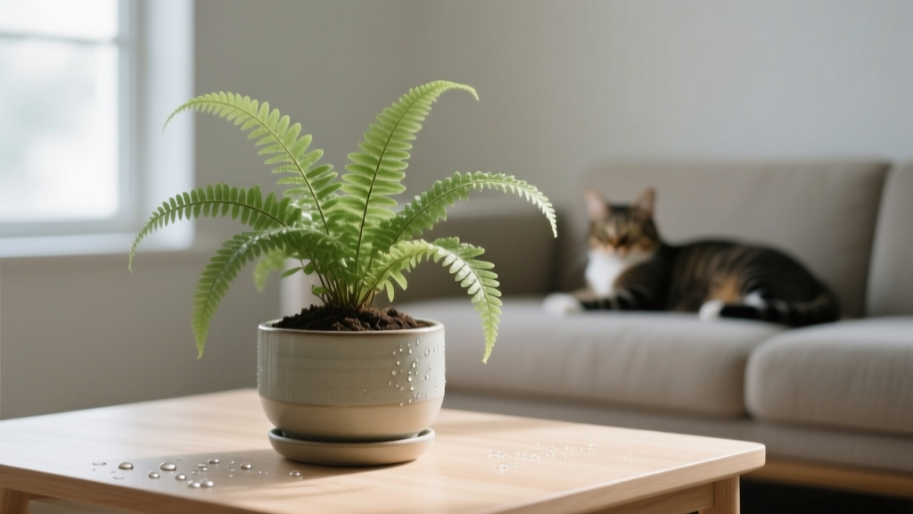 Is Your Fern Toxic to Cats? The Truth About Indoor Fern Watering Frequency — Plus Which Ferns Are Safe, Which Are Dangerous, and Exactly How Often to Water (Without Killing Your Plant or Endangering Your Cat)