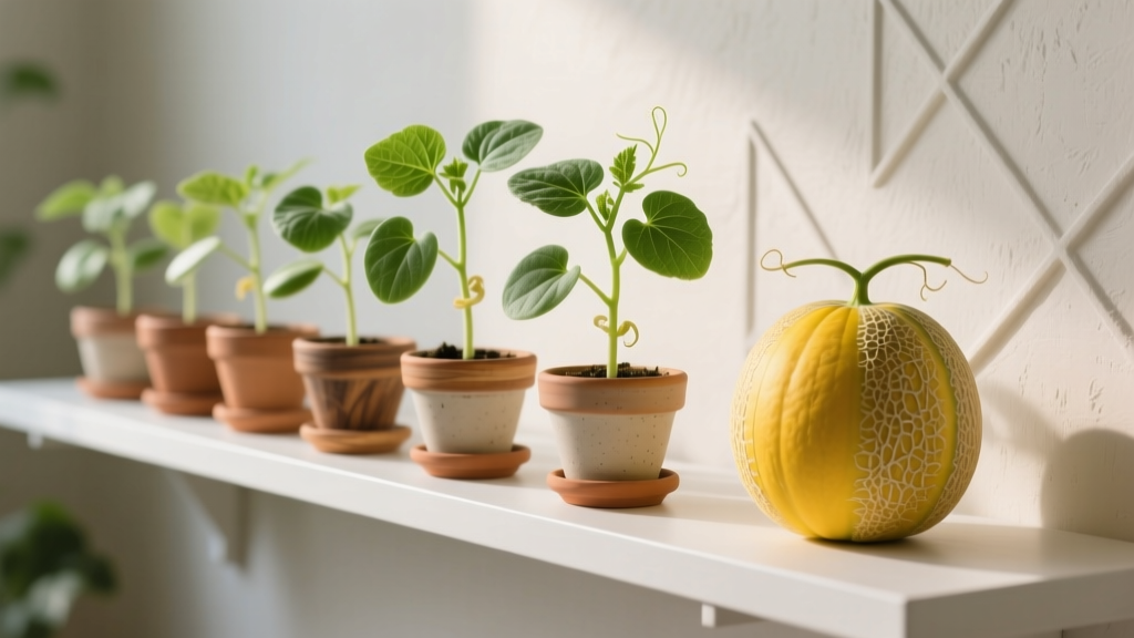 Indoor How to Plant Melon Seeds Indoors: The 7-Step System That Beats Leggy Seedlings (and Actually Yields Fruit — Even in Apartments)