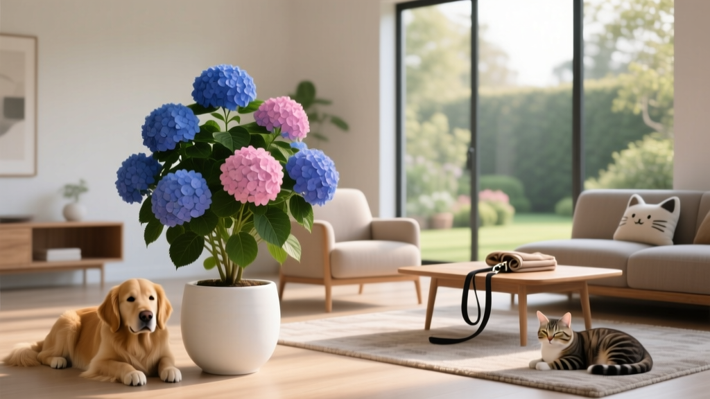 Pet Friendly How to Take Care of an Indoor Hydrangea Plant: The 7-Step Stress-Free Guide That Keeps Your Dog Safe, Your Cat Calm, and Your Blooms Vibrant All Year (No More Yellow Leaves or Vet Bills!)