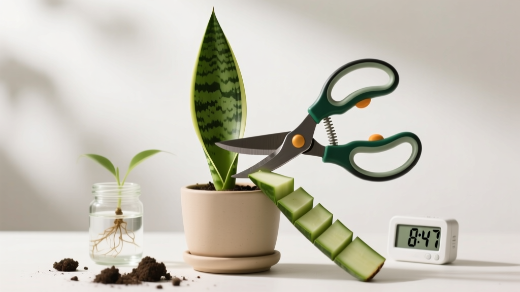 Low Maintenance How to Cut Snake Plant for Propagation: 5 Foolproof Steps That Take Under 10 Minutes (No Rooting Hormone, No Mistakes, Just Thriving New Plants)