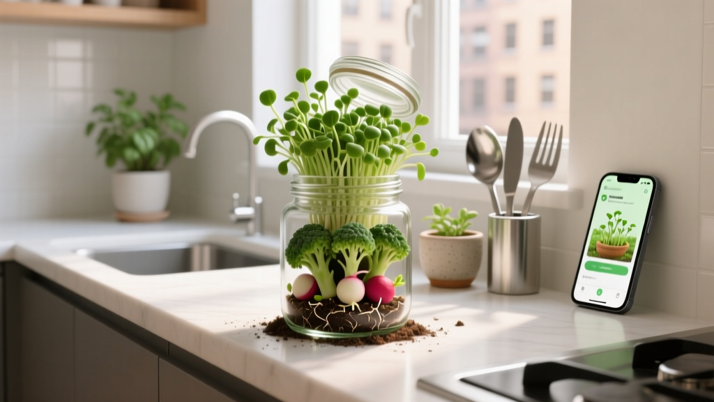 Large How to Plant Sprouts Indoors: The 7-Step No-Soil, No-Garden, Zero-Waste Method That Yields 2 lbs of Fresh Microgreens Weekly — Even in a Tiny Apartment Kitchen