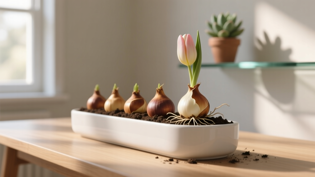 Why Your Indoor Tulips Aren’t Blooming (and Exactly How to Fix It): A Step-by-Step Guide to Successfully Planting Slow-Growing Tulips Indoors — No Greenhouse, No Guesswork, Just Real Results in 12–16 Weeks