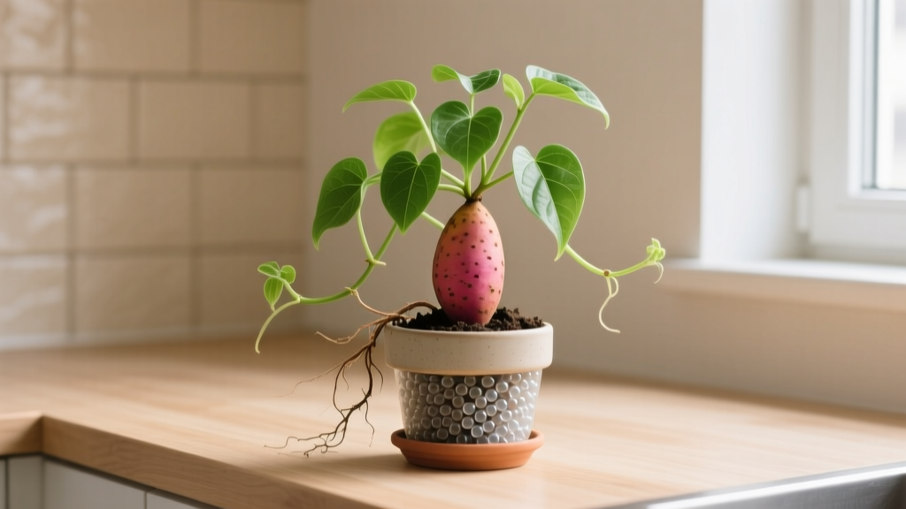 Small How to Start Sweet Potato Plants Indoors: The 7-Step No-Soil, No-Guesswork Method That Beats Store-Bought Slips Every Time (Even for Apartment Gardeners with Zero Sunlight Experience)