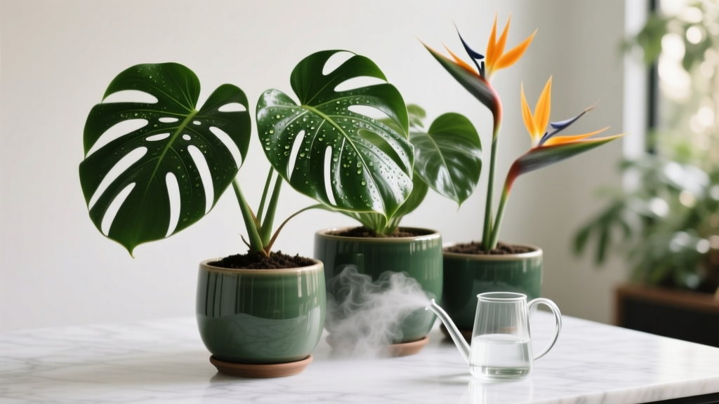 Outdoor How to Water Huge Indoor Plants: The 5-Step Method That Saves Your Monstera, Fiddle Leaf Fig & Bird of Paradise From Root Rot (No Hose Required)