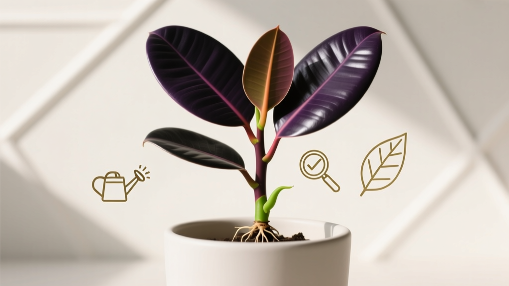 How to Propagate Black Prince Rubber Plant From Cuttings: The 7-Step Foolproof Method That 92% of Beginners Get Wrong (Spoiler: It’s Not About the Soil First)