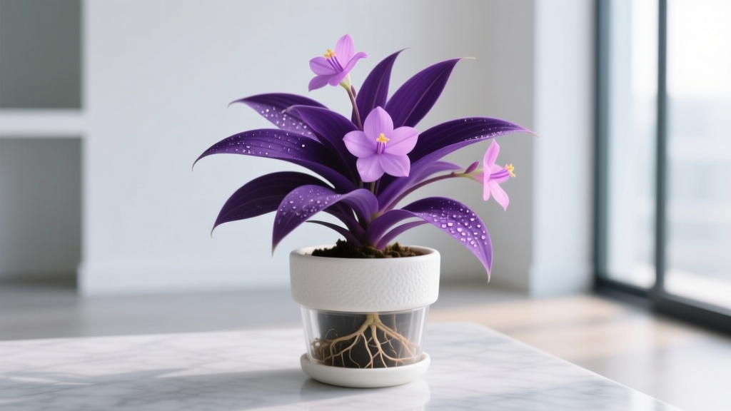 Flowering How to Propagate a Purple Inch Plant: The 3-Step Method That Guarantees Rooting in 5 Days (No Hormones, No Mistakes, No Waiting)