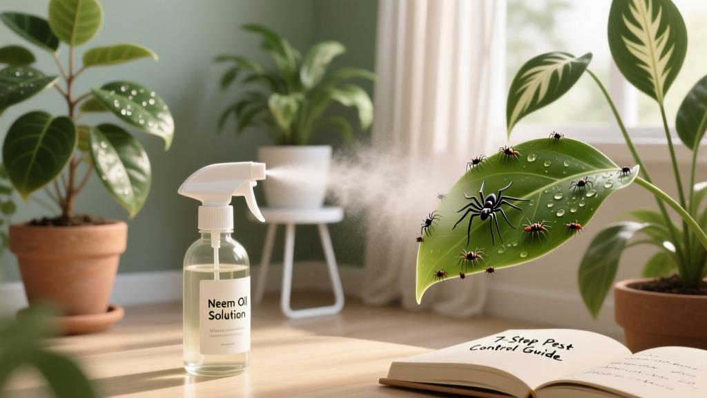 How to Use Neem Oil for Indoor Plants Pest Control: The 7-Step Mistake-Proof Method That Stops Aphids, Spider Mites & Mealybugs in 48 Hours—Without Burning Leaves or Harming Beneficial Insects