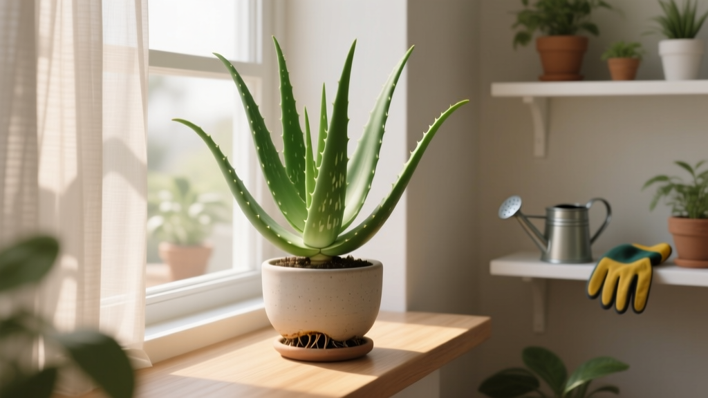 How to Repot Aloe Plants Indoors & Nail the Watering Schedule: The 5-Minute Checklist That Stops Root Rot Before It Starts (No More Yellow Leaves or Mushy Stems!)