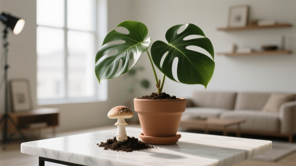 Why Is There a Mushroom Growing in My Indoor Plant? 5 Science-Backed Reasons (and Exactly What to Do Next — No Panic Required)