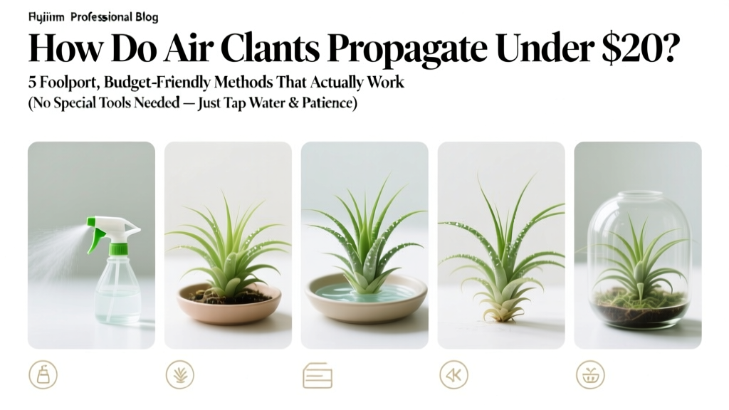 How Do Air Plants Propagate Under $20? 5 Foolproof, Budget-Friendly Methods That Actually Work (No Special Tools Needed — Just Tap Water & Patience)
