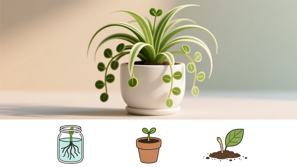 Non-flowering how.to propagate spider plant: The 3 Foolproof Methods That Work Even When It Won’t Bloom (No Flowers? No Problem—Here’s Exactly What to Do)