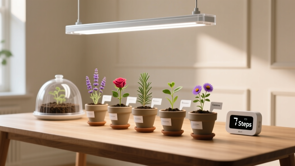 Stop Wasting Months on Slow-Growing Seeds Indoors: The 7-Step Indoor Seed-Starting System That Cuts Germination Time by 40% (Even for Lavender, Rosemary & Echinacea)
