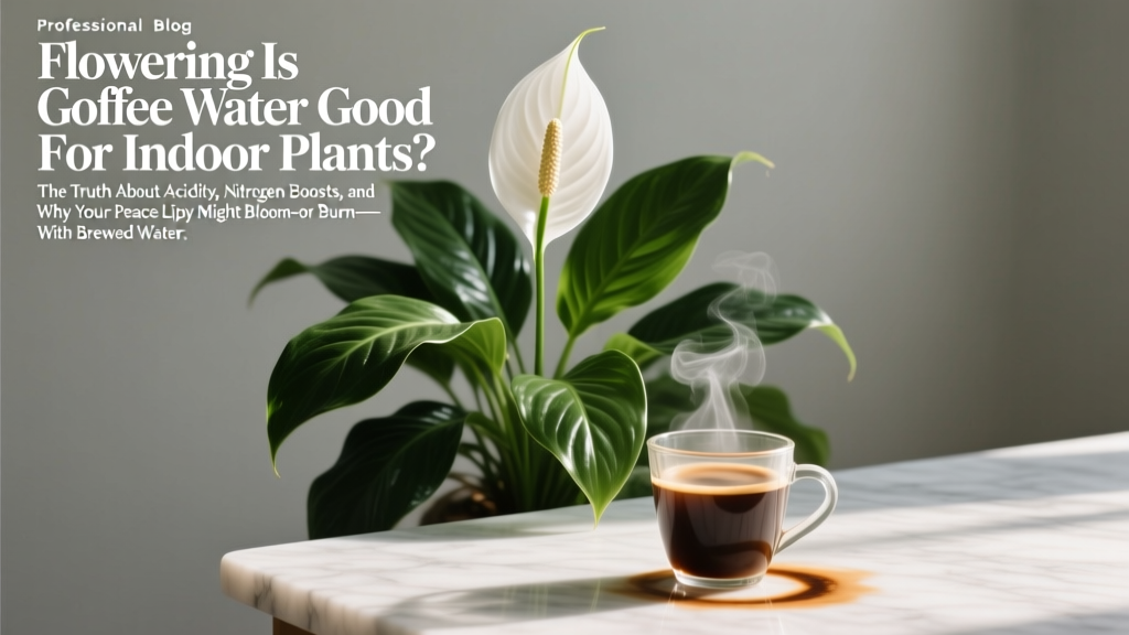 Flowering Is Coffee Water Good For Indoor Plants? The Truth About Acidity, Nitrogen Boosts, and Why Your Peace Lily Might Bloom—or Burn—With Brewed Water