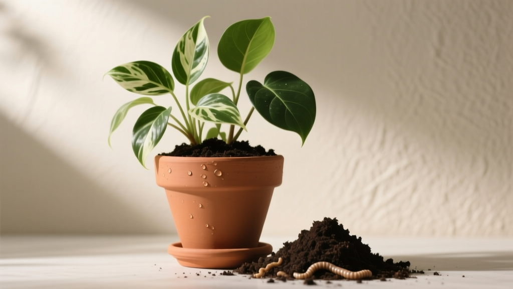 Non-Flowering How to Use Worm Castings for Indoor Plants: The 5-Minute Soil Boost That Stops Yellow Leaves, Prevents Root Rot, and Doubles Leaf Luster—Without Overfeeding or Burn Risk