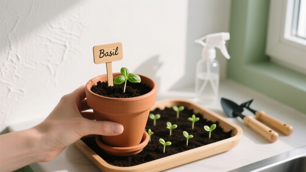 How to Plant Sweet Basil Seeds Indoors Under $20: The Realistic 7-Step Starter Guide That Actually Works (No Fancy Gear, No Failed Seedlings)