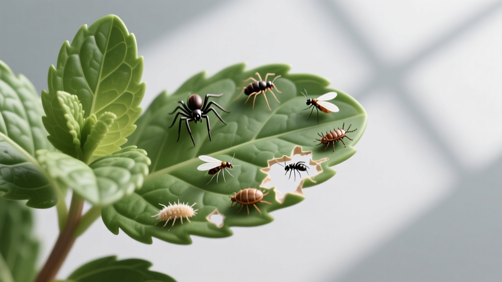 Large Bugs Eating Mint Leaves Off Your Indoor Plant? Here’s Exactly Which 7 Pests Are Responsible — Plus Proven, Pet-Safe Fixes That Work in 48 Hours (No Sprays Needed)