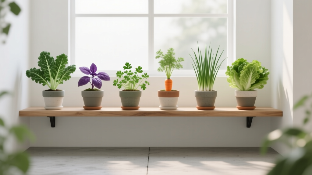 Stop Wasting Light & Space: The 7 Slow-Growing Vegetable Plants That Actually Thrive Indoors (No Greenhouse Needed — Just These 3 Conditions)