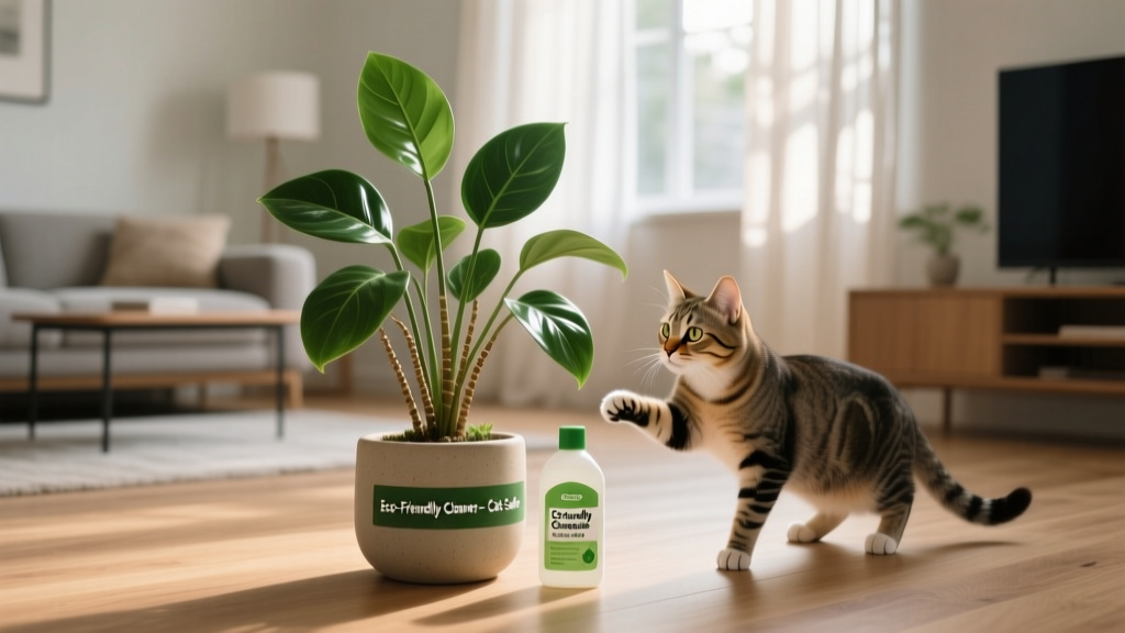 Toxic to Cats? How to Clean Fake Indoor Plants Safely — A Step-by-Step Guide That Prevents Licking, Ingestion & Respiratory Irritation (No Harsh Chemicals Needed)