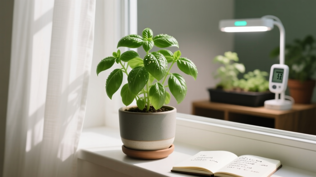 Why Your Basil Plant Isn’t Growing Indoors (7 Science-Backed Fixes You’re Probably Missing — Including the #1 Light Mistake 92% of Home Growers Make)