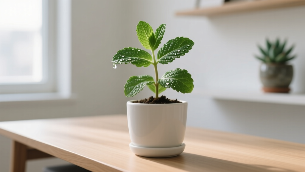 How to Keep an Indoor Mint Plant Alive Dropping Leaves: 7 Science-Backed Fixes That Stop Leaf Drop in 48 Hours (Most Fail at #3)