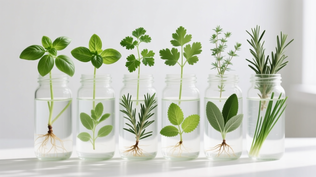 12 Herbs You Can Root Indoors From Cuttings in 7 Days (No Soil or Special Tools Needed — Just Scissors & a Jar)