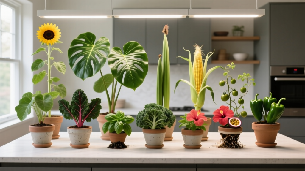 Stop Wasting Weeks on Tiny Seedlings: The 12 Large-Leaf & Tall Plants You Must Start Indoors Early — Backed by Extension Research & Pro Grower Timelines