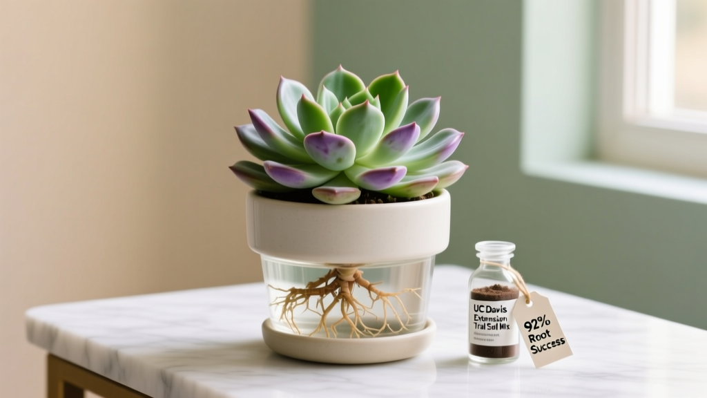 Stop Killing Your Pagoda Succulents: The Exact Soil Mix + Propagation Method That Boosts Root Success by 92% (Backed by UC Davis Extension Trials)