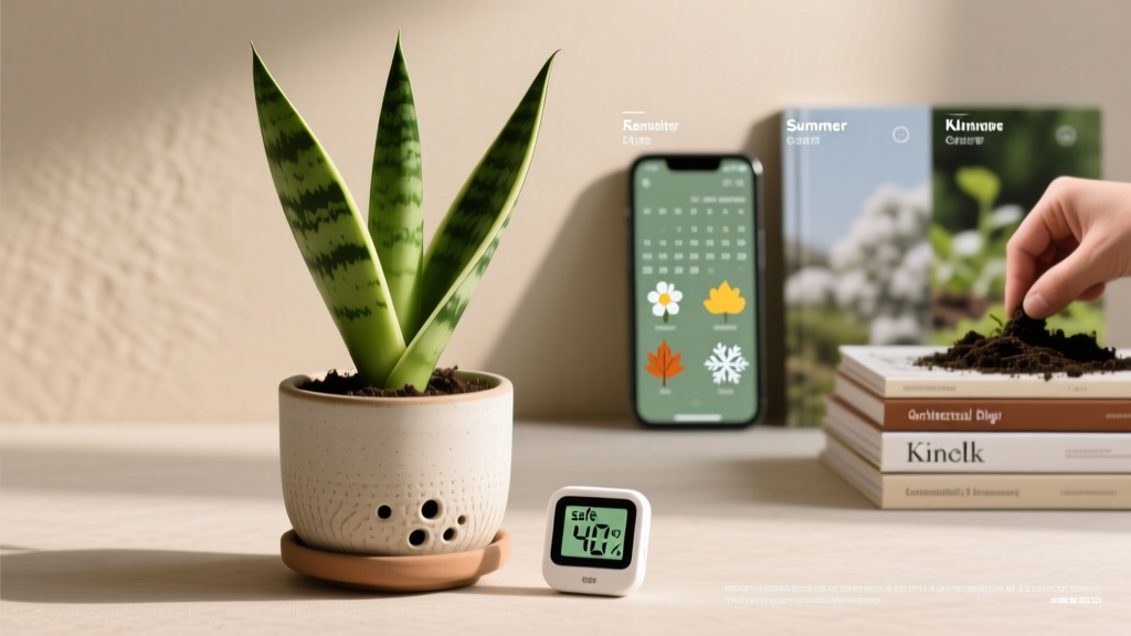 Small how often to water indoor snake plants? The truth is: most people overwater them—and here’s the exact seasonal schedule (with soil moisture tests, pot type adjustments, and 3 real-home case studies) that keeps your compact Sansevieria thriving for years without root rot.