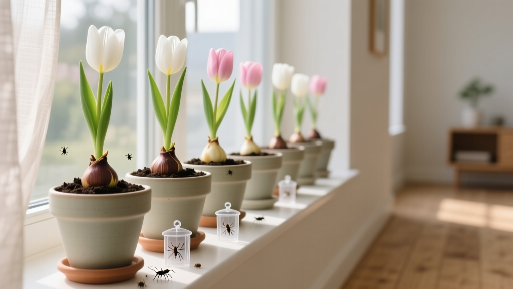 How to Plant Tulip Bulbs in Pots Indoors Pest Control: The 7-Step Indoor Tulip Protocol That Stops Aphids, Fungus Gnats & Root Rot Before They Start (No Pesticides Needed)