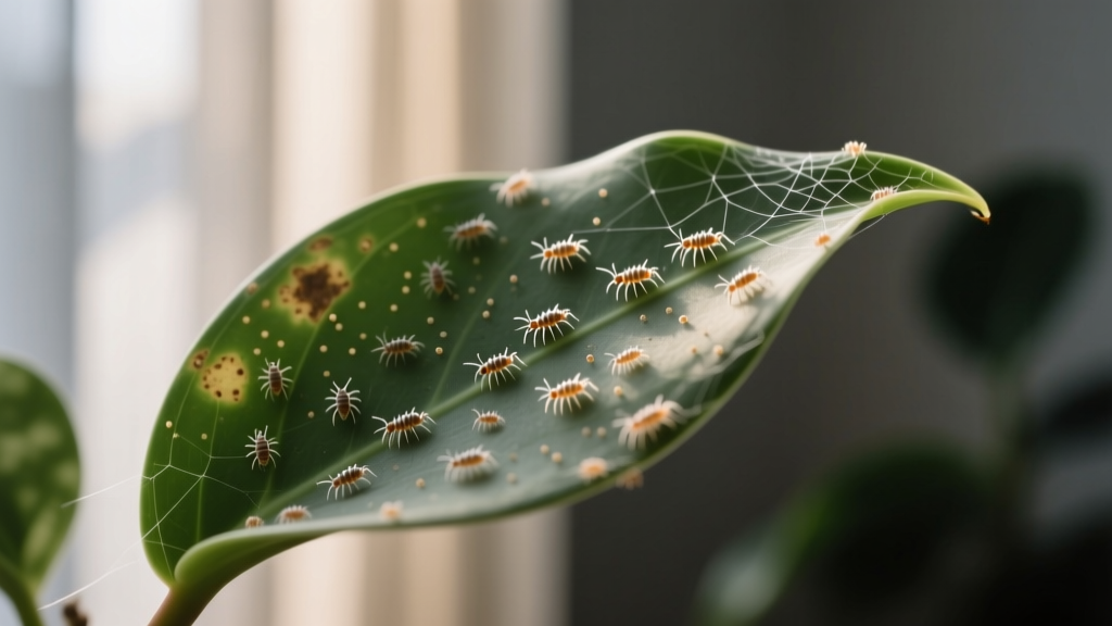 What Does Mites Look Like on an Indoor Plant in Low Light? 7 Visual Clues You’re Missing (Plus How to Confirm & Stop Them Before They Spread)