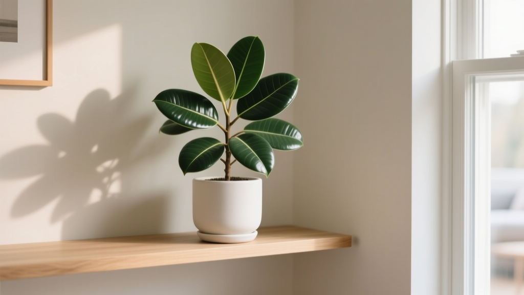 Stop Killing Your Baby Rubber Plant: The 5-Minute Indoor Care Routine That Actually Works (No Green Thumb Required)